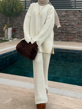 Ekru- Camelia Triko Takım