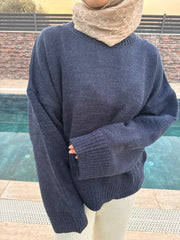 Basic Lacivert Kazak