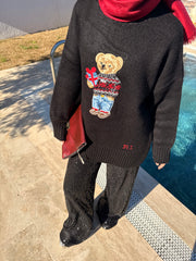Teddy Bear RL Kazak Siyah