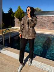 Payet Ceket- Bronze Glam