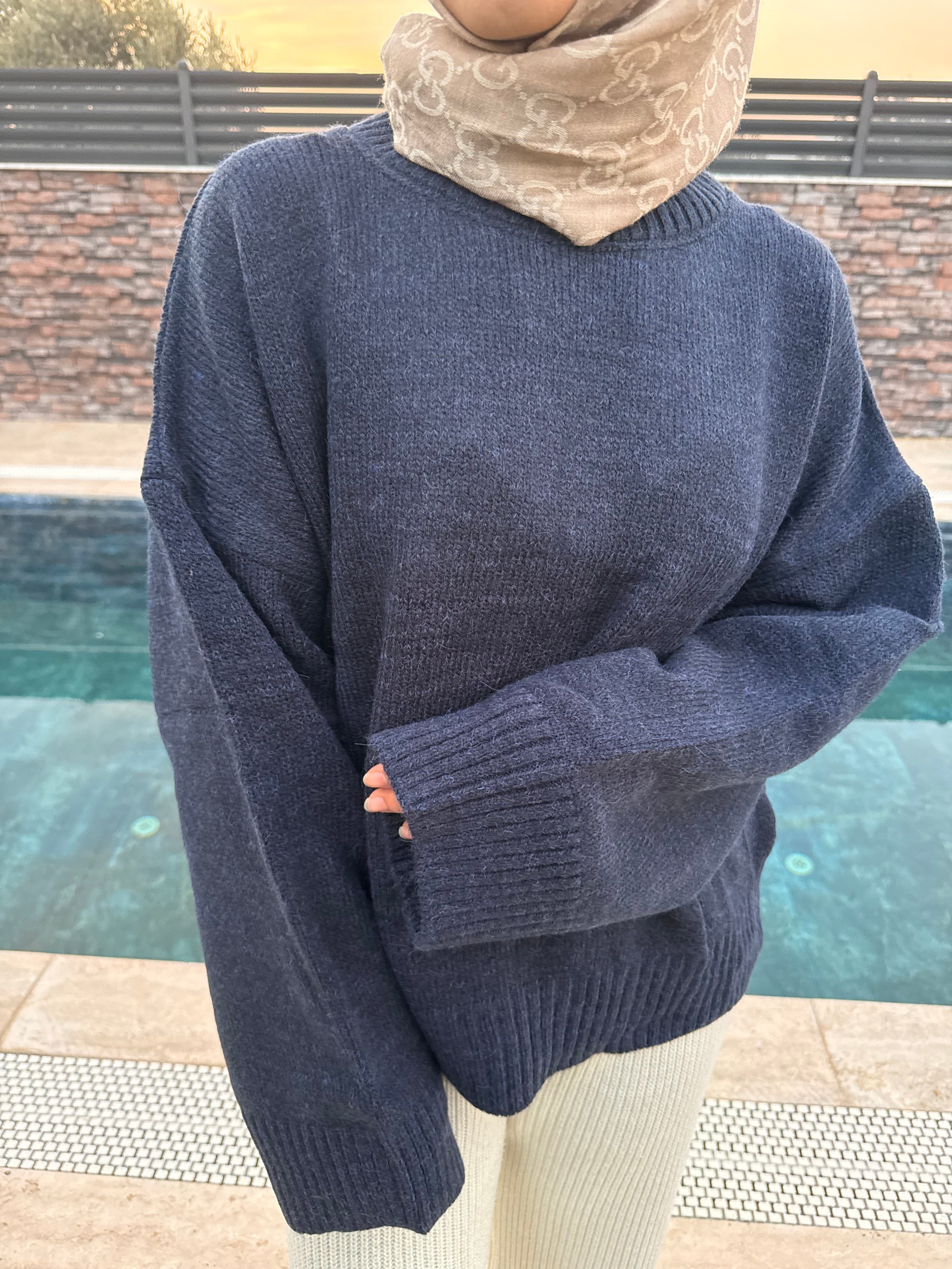 Basic Lacivert Kazak