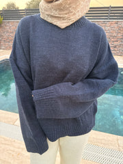 Basic Lacivert Kazak