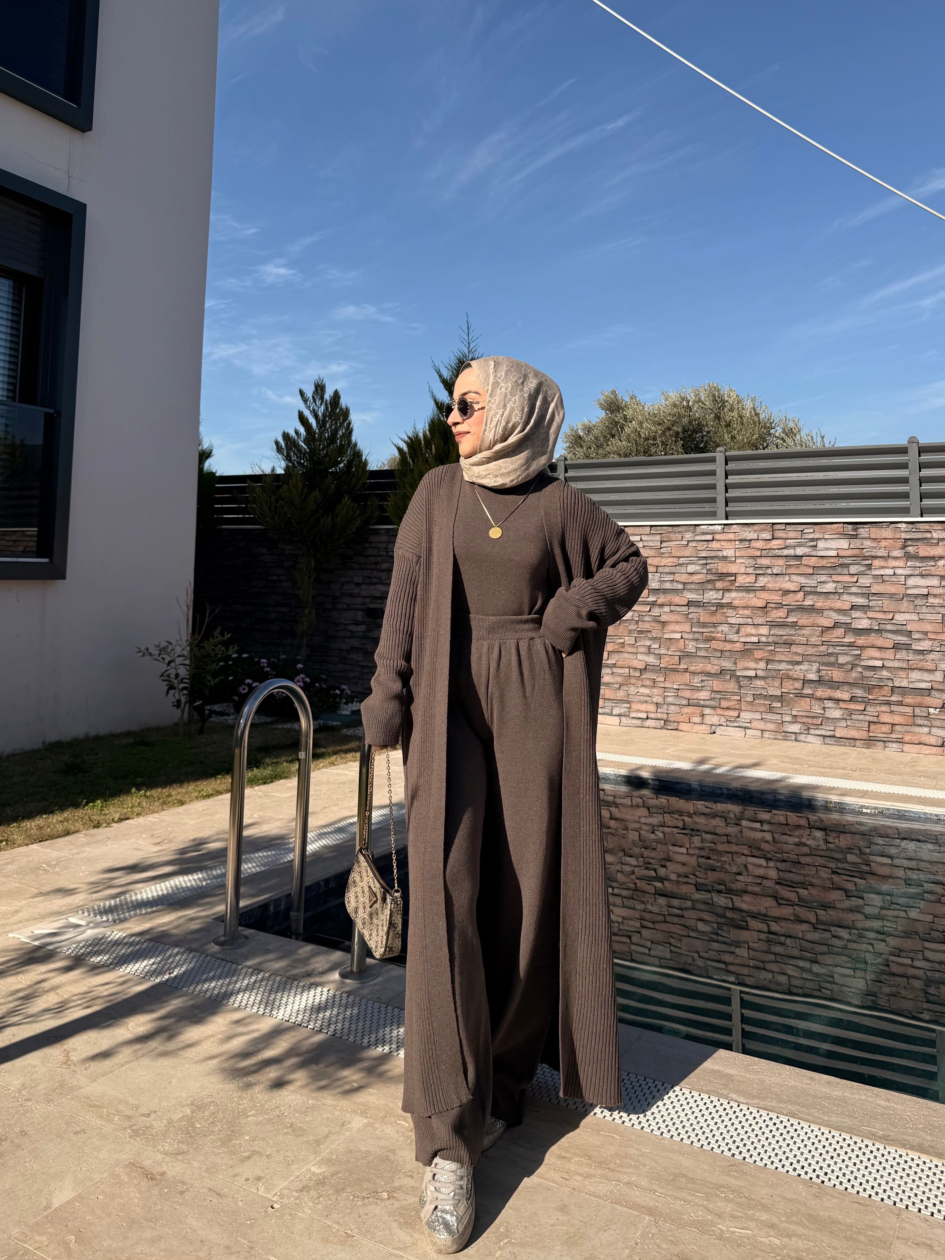 Moiré – Vizon Üçlü Triko Takım