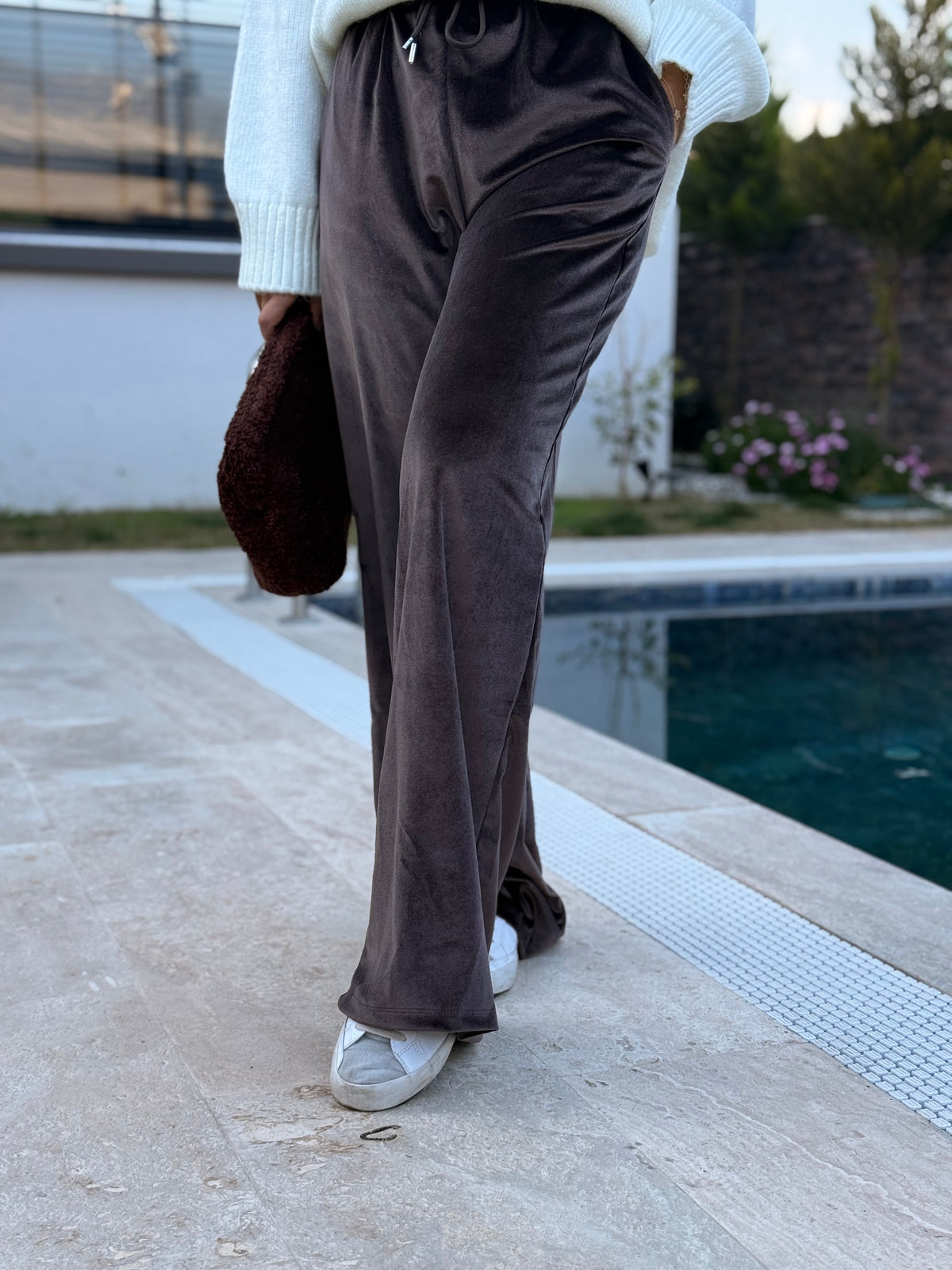 Kahve Kadife Pantolon