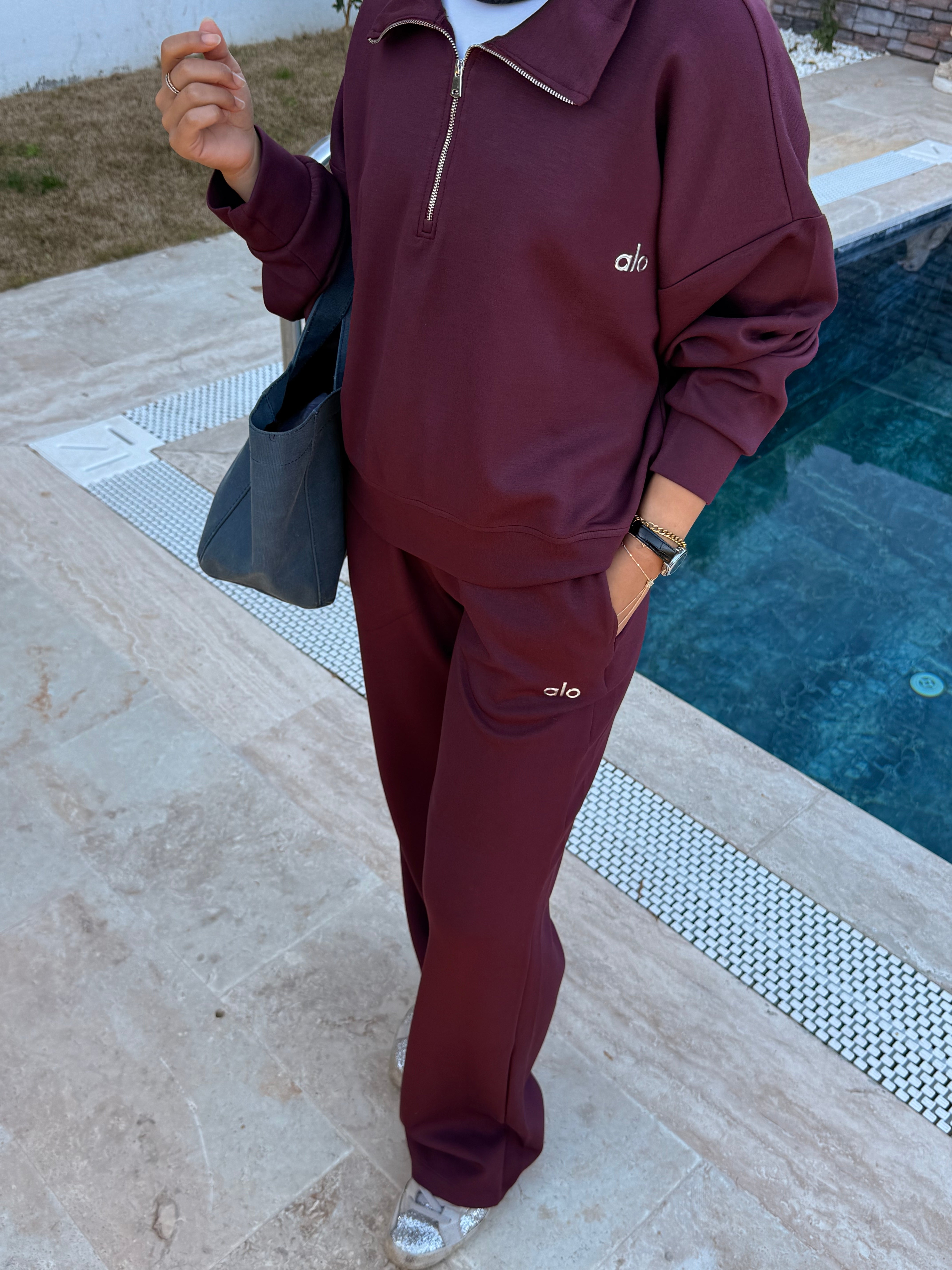 Oysho Takım Bordo - Wine Soft